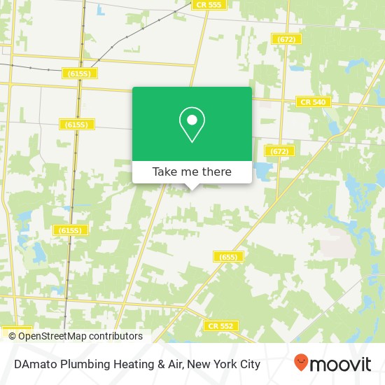 DAmato Plumbing Heating & Air map