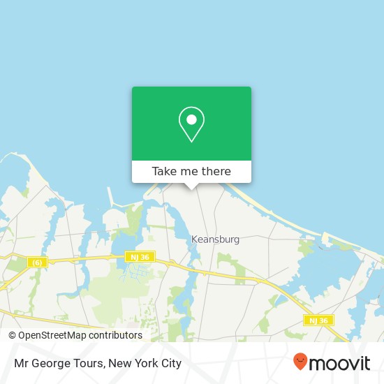 Mapa de Mr George Tours