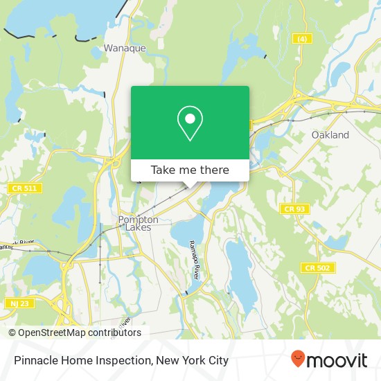 Pinnacle Home Inspection map