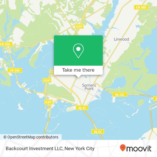 Mapa de Backcourt Investment LLC