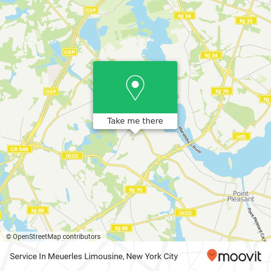 Mapa de Service In Meuerles Limousine