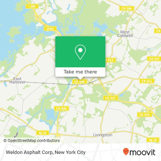 Weldon Asphalt Corp map