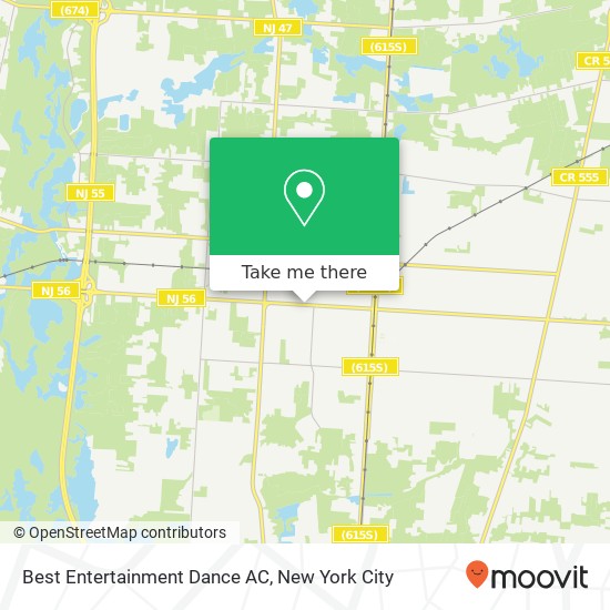 Best Entertainment Dance AC map