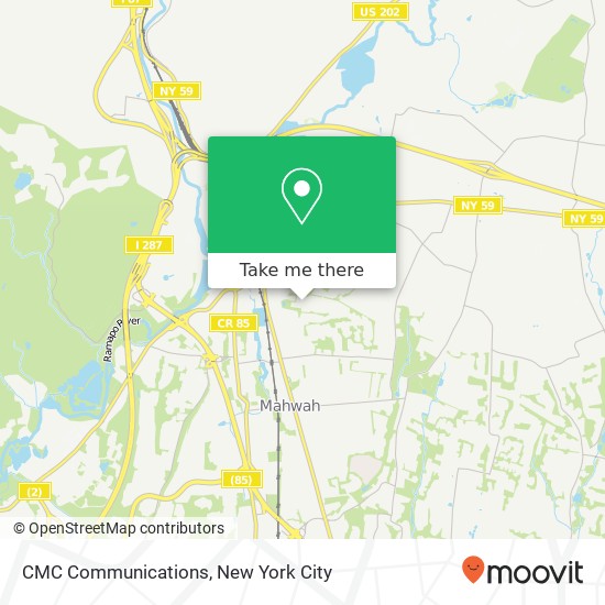 Mapa de CMC Communications