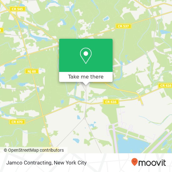 Jamco Contracting map