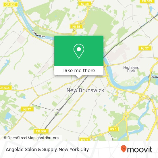 Angela's Salon & Supply map