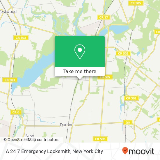 A 24 7 Emergency Locksmith map