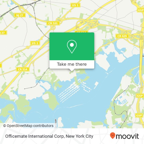 Officemate International Corp map