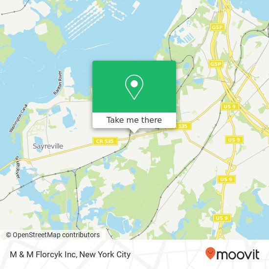 M & M Florcyk Inc map