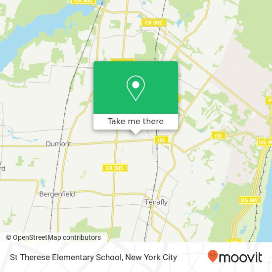 St Therese Elementary School map
