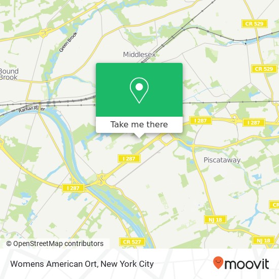 Mapa de Womens American Ort