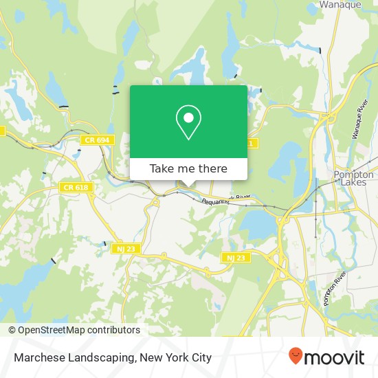 Marchese Landscaping map