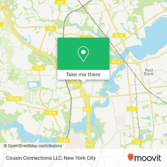 Mapa de Cousin Connections LLC