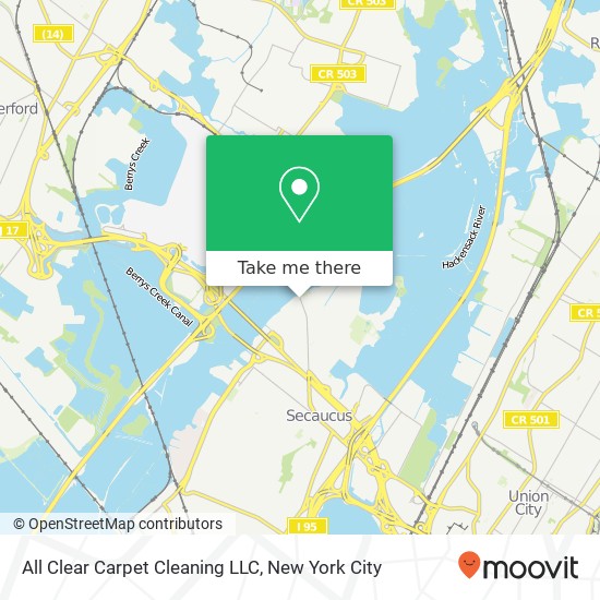All Clear Carpet Cleaning LLC map