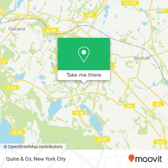 Quinn & Co map