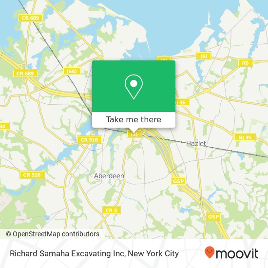 Mapa de Richard Samaha Excavating Inc