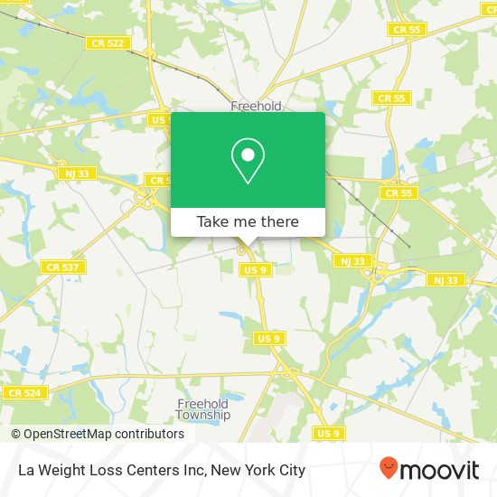 La Weight Loss Centers Inc map