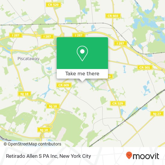 Retirado Allen S PA Inc map