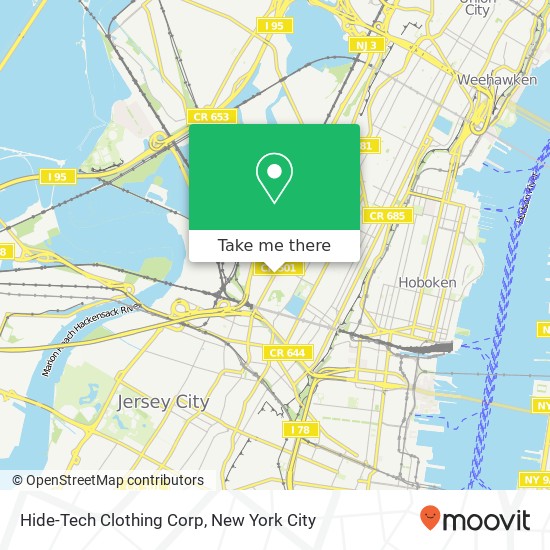 Mapa de Hide-Tech Clothing Corp