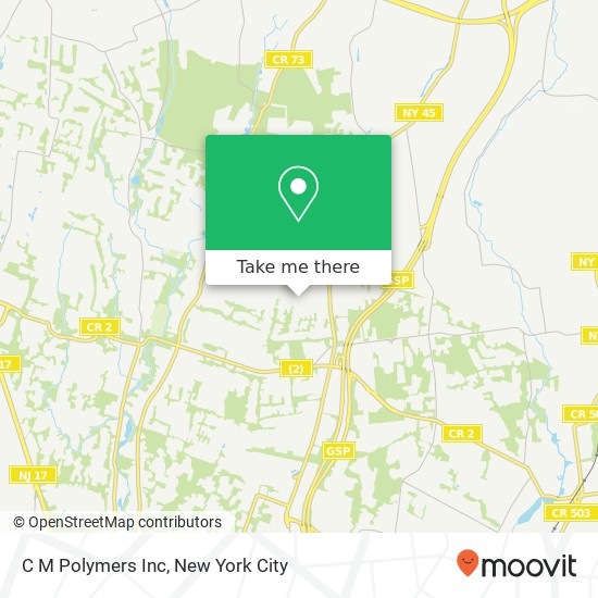 C M Polymers Inc map