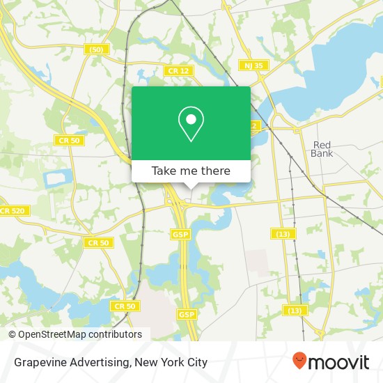 Mapa de Grapevine Advertising