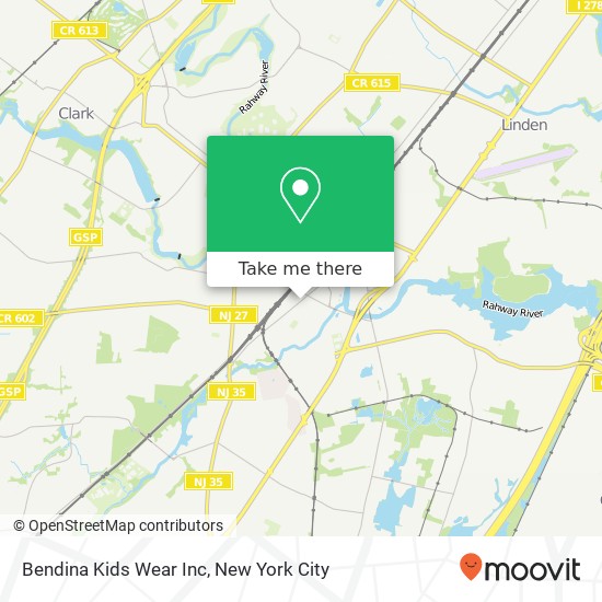 Bendina Kids Wear Inc map