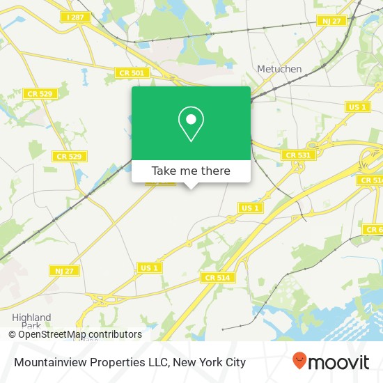 Mapa de Mountainview Properties LLC