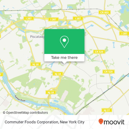 Commuter Foods Corporation map