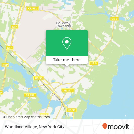 Mapa de Woodland Village