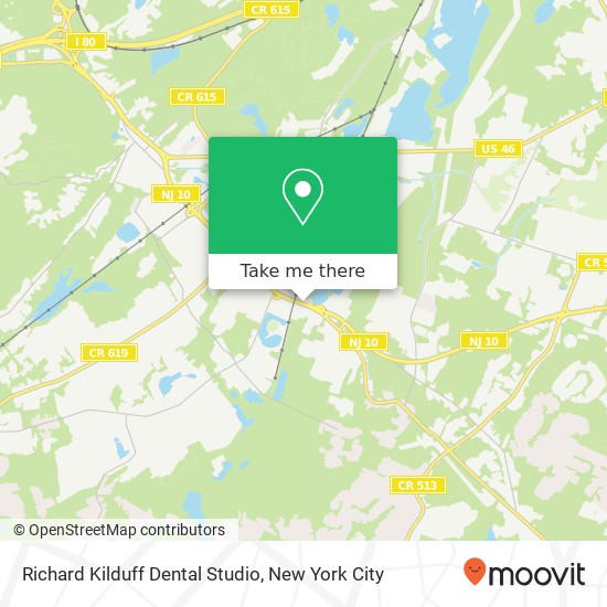 Mapa de Richard Kilduff Dental Studio