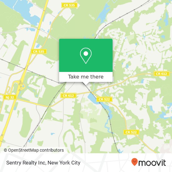 Mapa de Sentry Realty Inc