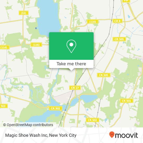 Mapa de Magic Shoe Wash Inc