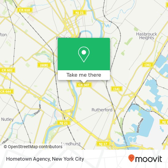 Mapa de Hometown Agency
