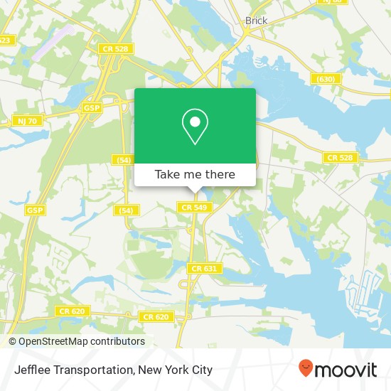 Jefflee Transportation map