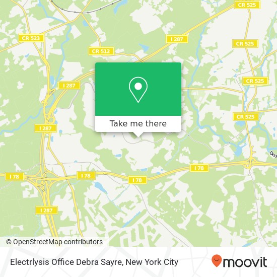 Electrlysis Office Debra Sayre map