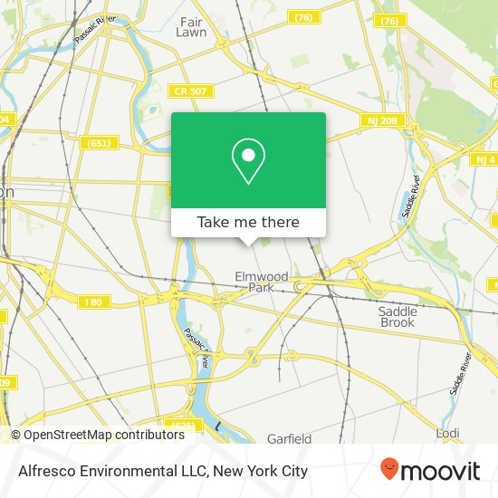 Alfresco Environmental LLC map