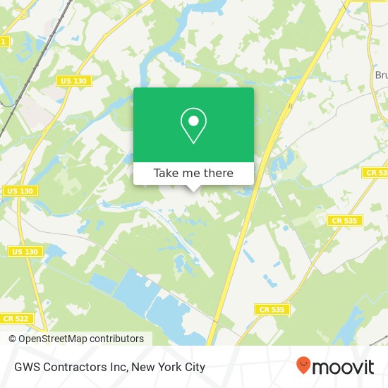 Mapa de GWS Contractors Inc