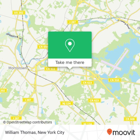 William Thomas map