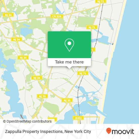 Mapa de Zappulla Property Inspections