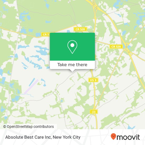 Absolute Best Care Inc map