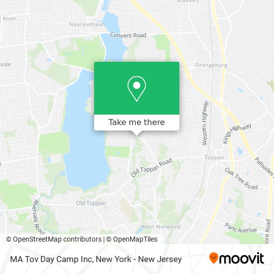 MA Tov Day Camp Inc map