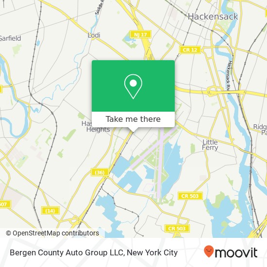 Bergen County Auto Group LLC map