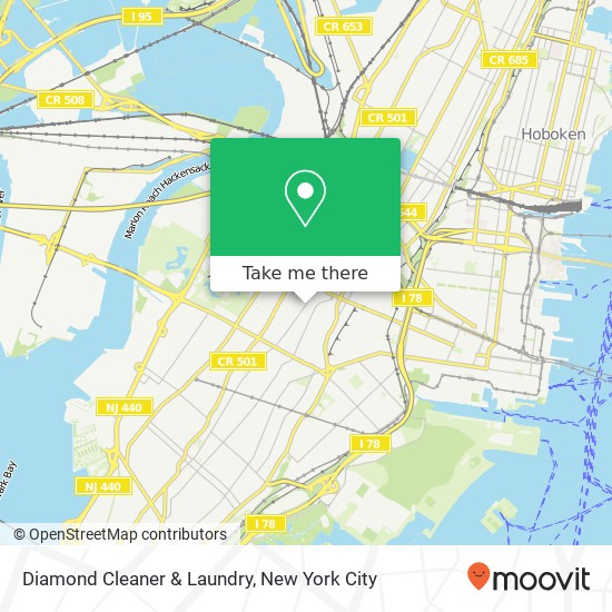 Diamond Cleaner & Laundry map