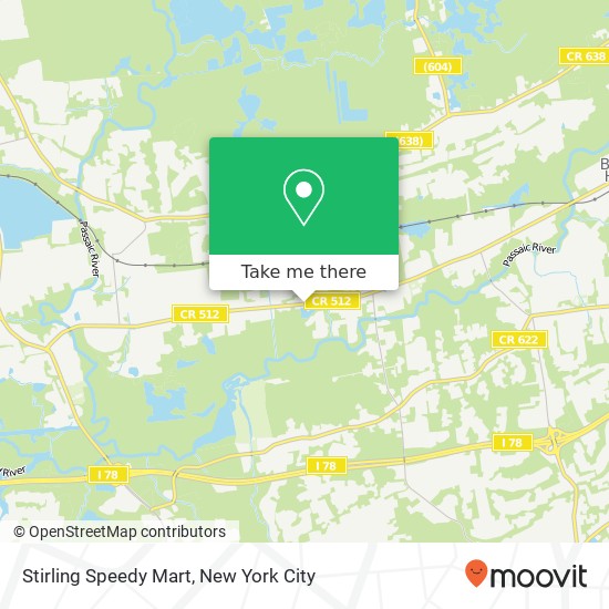 Mapa de Stirling Speedy Mart