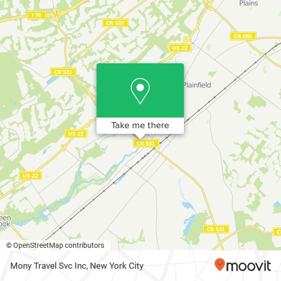 Mapa de Mony Travel Svc Inc