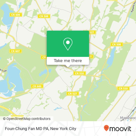 Foun-Chung Fan MD PA map