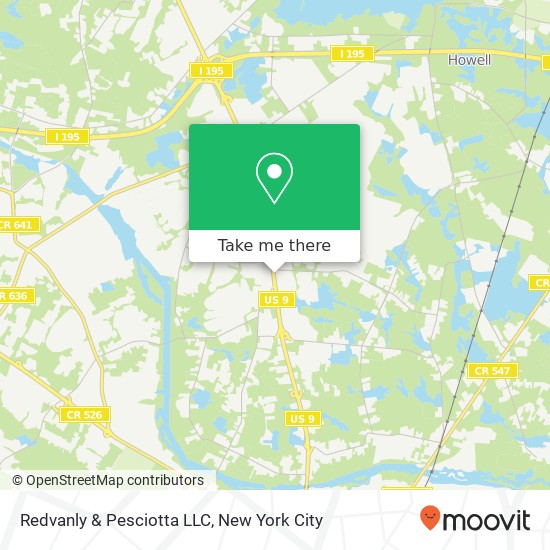 Redvanly & Pesciotta LLC map