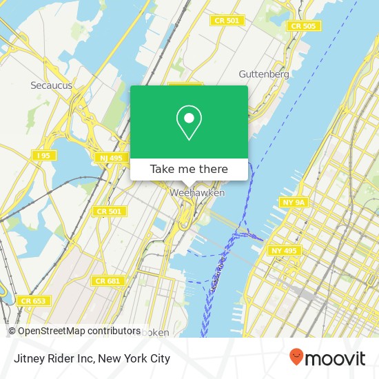 Jitney Rider Inc map