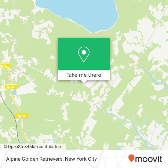 Mapa de Alpine Golden Retrievers