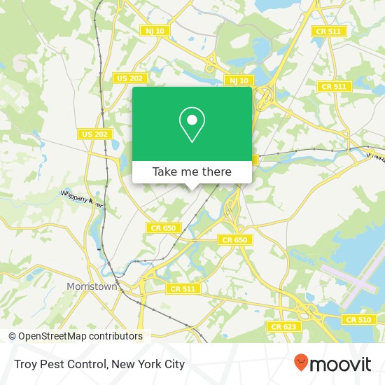 Mapa de Troy Pest Control